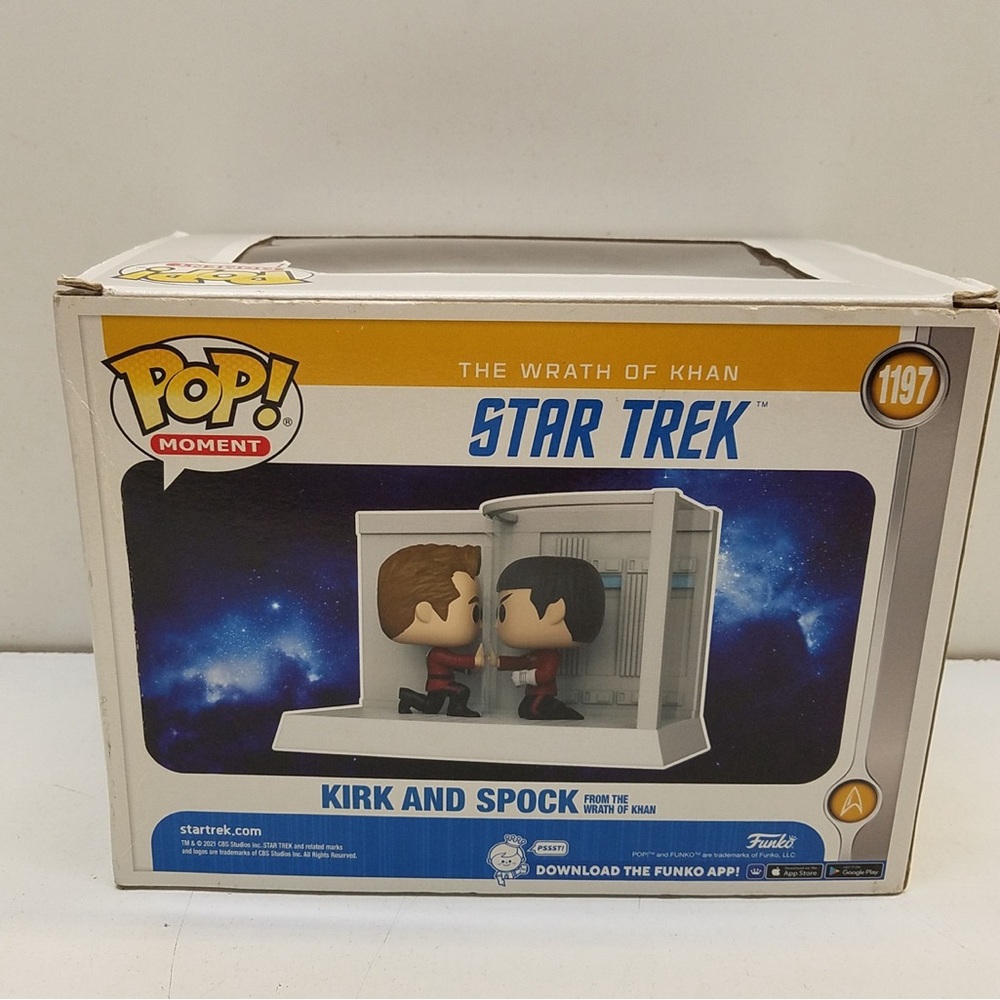 Funko Pop! Star Trek Wrath of Khan Kirk and Spock #1197 - Picture 2 of 3